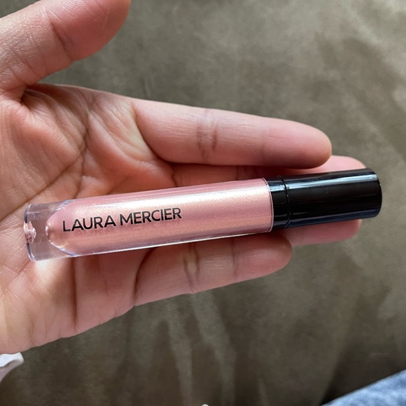 Laura Mercier Caviar Chrome Veil Liquid Eyeshadow Color Crystal Rose - Picture 6 of 13